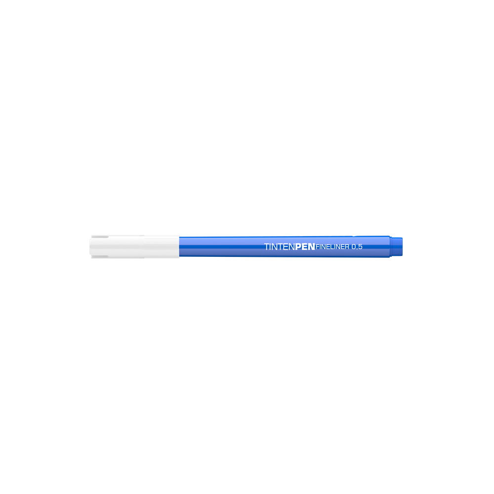 Rostirón, tűfilc vízbázisú, 0,5mm, kerek test, Tinten Pen Ico kék