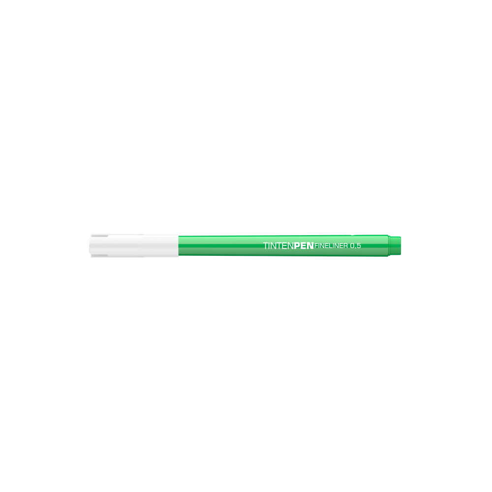 Rostirón, tűfilc vízbázisú, 0,5mm, kerek test, Tinten Pen Ico zöld