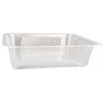 Síkperemes PP tálca 187 x 137 x 50 mm natúr