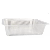 Síkperemes PP tálca 187 x 137 x 50 mm natúr