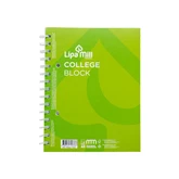 Spirálfüzet A5, 70lap vonalas perforált lyukasztott Lipa Mill vegyes színekben