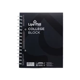 Spirálfüzet A5, 70lap vonalas perforált lyukasztott Lipa Mill vegyes színekben