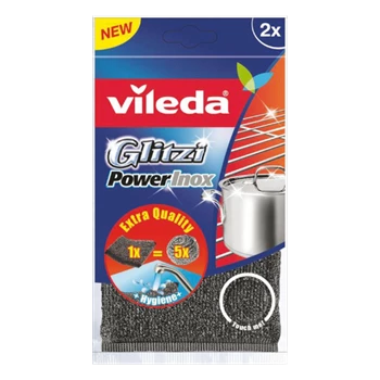 Súrolópárna inox 2 db/csomag Vileda Glitzi Power_F17202