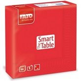 Szalvéta 2 rétegű 33x33 cm 50 lap/cs Fato Smart Table piros