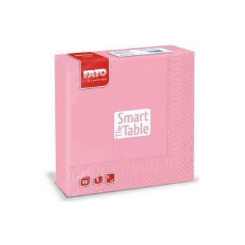 Szalvéta 2 rétegű 33x33 cm 50 lap/cs Fato Smart Table rózsaszín