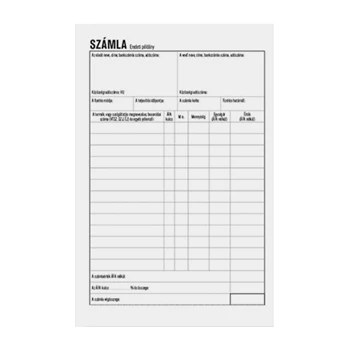 Számla 50x3lap álló B.13-374/V/PM Navigator