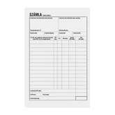 Számla 50x3lap álló B.13-374/V/PM Navigator