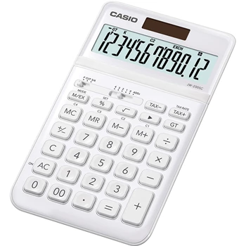 Számológép asztali 12 digit Casio JW 200SC fehér