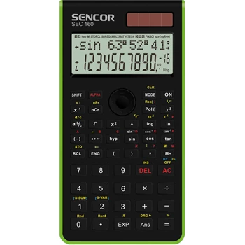 Számológép tudományos 240 funkciós SEC160GN Sencor fekete-zöld