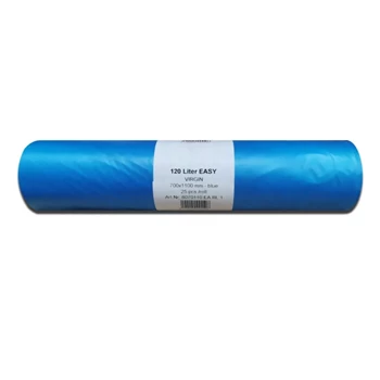 Szemeteszsák 135 liter 70 x 110 cm 18 mikron 25 db/tekercs kék
