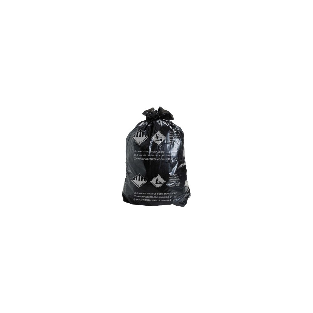 Szemeteszsák ADR 220 liter 95 x 125 cm 60 mikron LINPE/LPE fekete