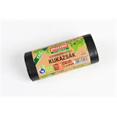 Szemeteszsák újrahasznosított 110 liter 60 x 100 cm 30 mikron 10 db/tekercs Mazzini_fekete