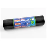 Szemeteszsák újrahasznosított 200 liter 100 x 120 cm 30 mikron 10 db/tekercs Mazzini_fekete