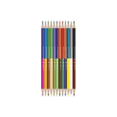 Színes ceruza készlet, kétvégű duocolor 12/24 szín Connect 24 klf. szín 