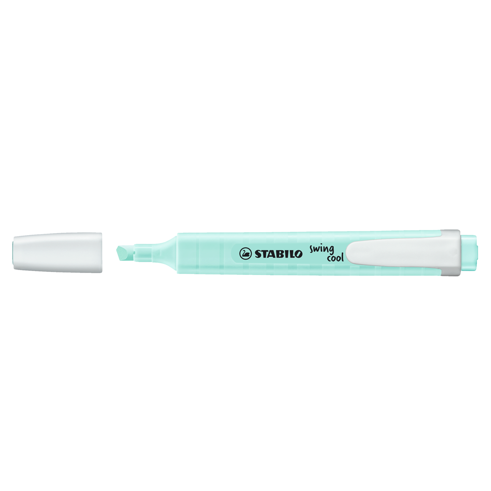 Szövegkiemelő 1-4mm, vágott hegy Stabilo Swing cool pastel 275/113 türkiz
