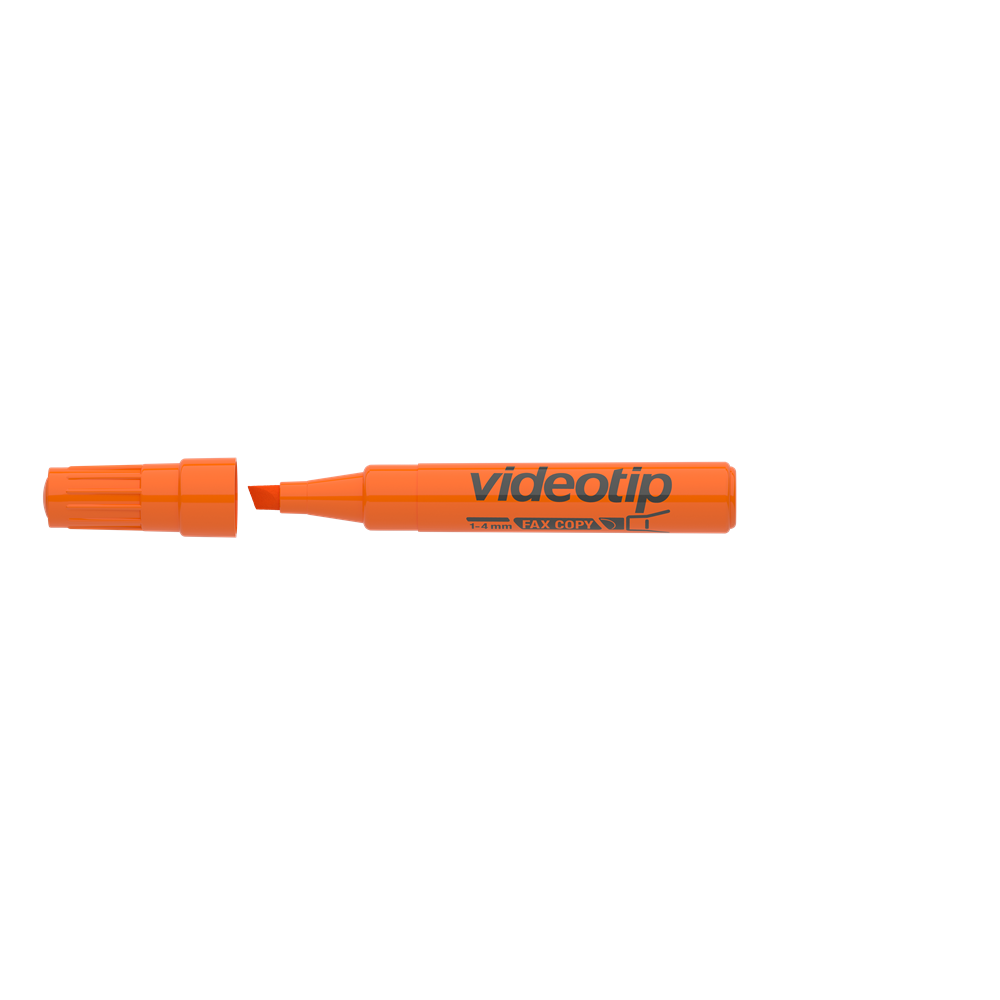 Szövegkiemelő 1-4mm, Videotip Ico narancs
