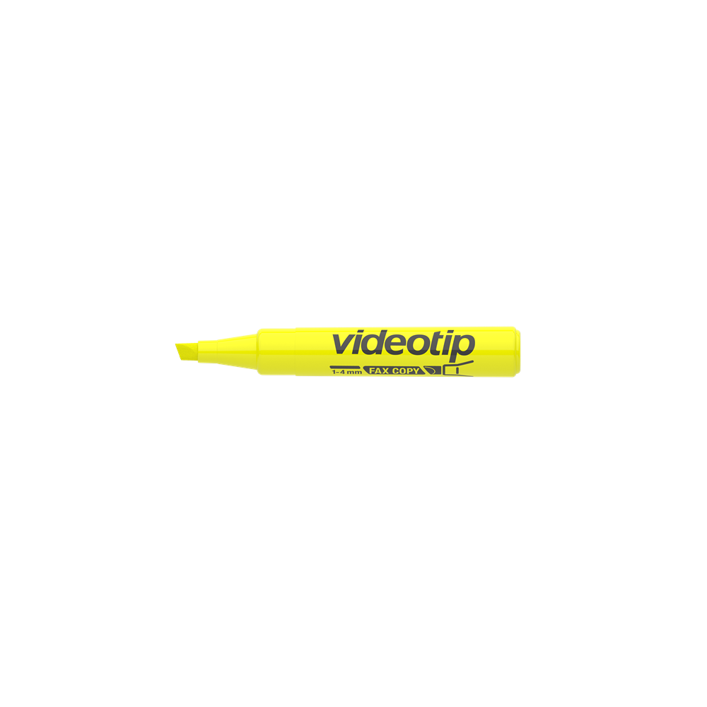 Szövegkiemelő 1-4mm, Videotip Ico sárga