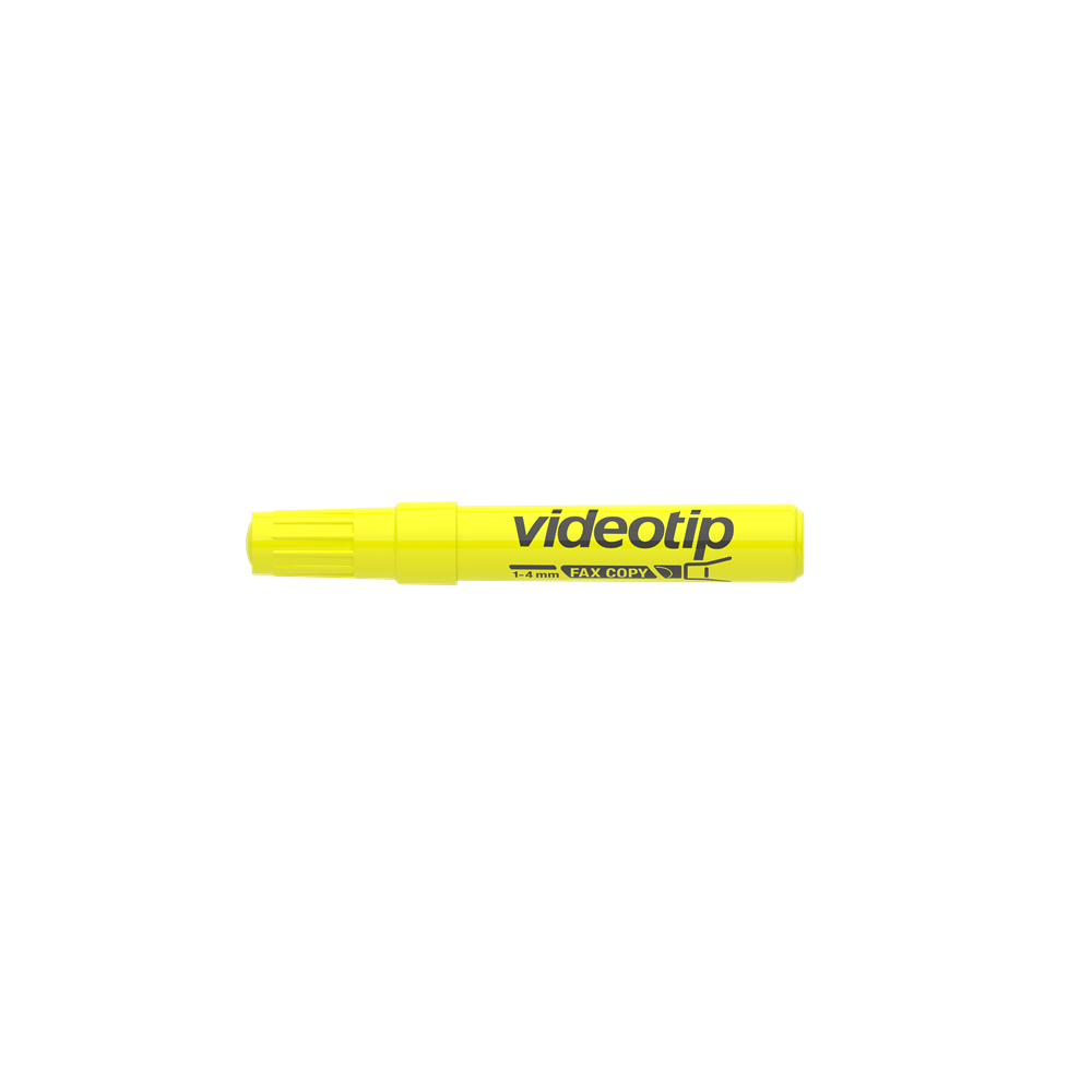 Szövegkiemelő 1-4mm, Videotip Ico sárga