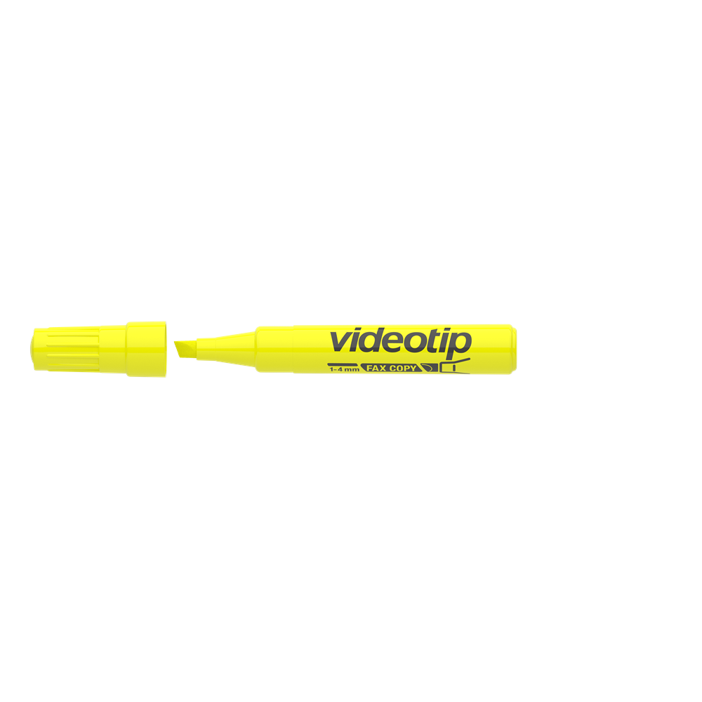 Szövegkiemelő 1-4mm, Videotip Ico sárga