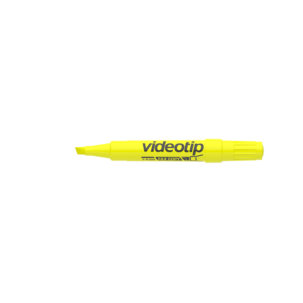 Szövegkiemelő 1-4mm, Videotip Ico sárga