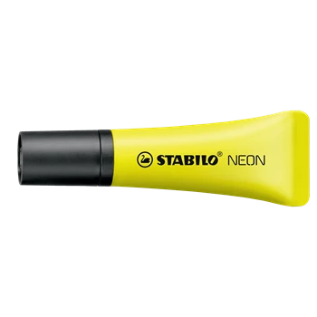 Szövegkiemelő 2-5mm, Stabilo Neon 72/24 sárga