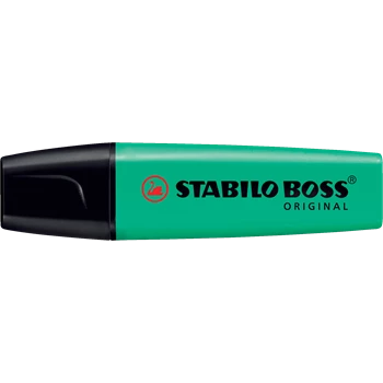 Szövegkiemelő 2-5mm, vágott hegyű, STABILO Boss original türkiz