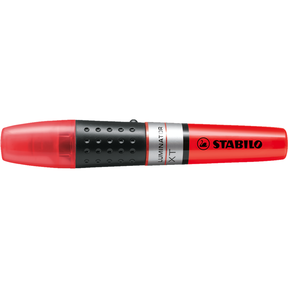 Szövegkiemelő 2-5mm, hengeres test Stabilo Luminator piros