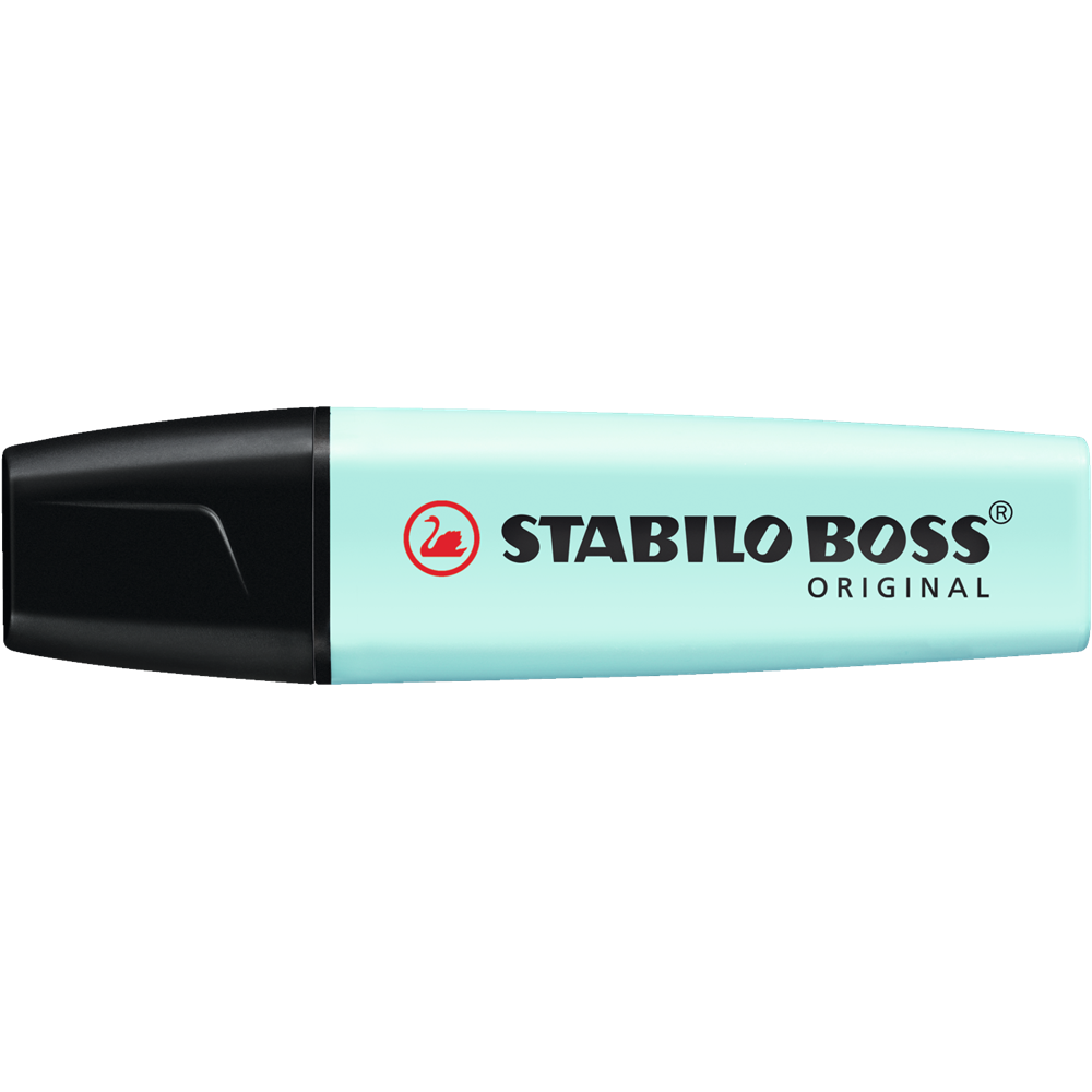 Szövegkiemelő 2-5mm, vágott hegyű, STABILO Boss original Pastel türkiz