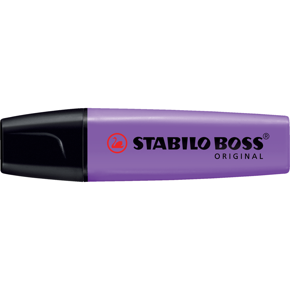 Szövegkiemelő 2-5mm, vágott hegyű, STABILO Boss original lila