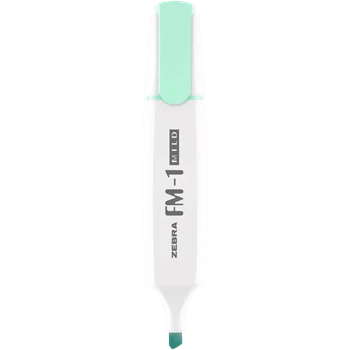 Szövegkiemelő 3,5 mm, Zebra FM-1 Mild, kékeszöld