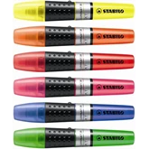 Szövegkiemelő készlet 2-5mm, vágott hegyű STABILO Luminator, 6 klf. szín