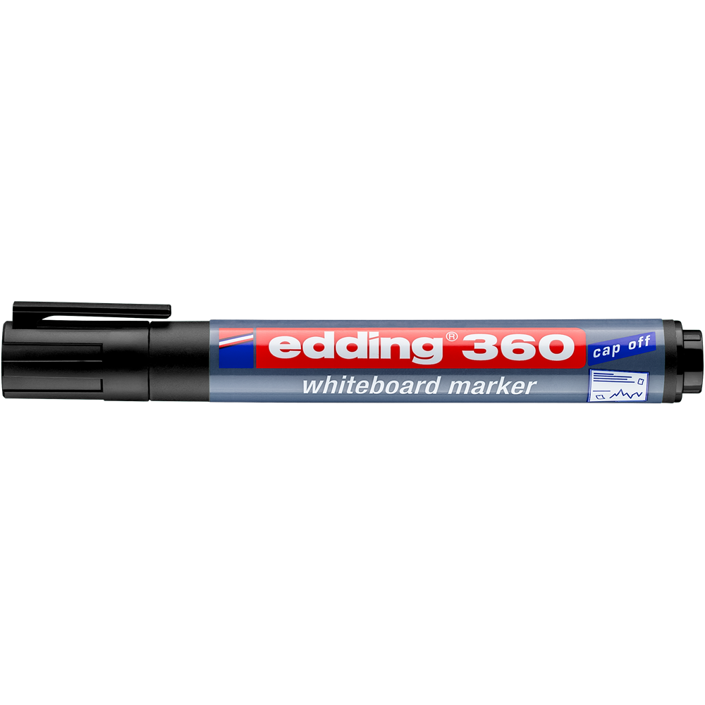 Táblamarker 1,5-3mm, kerek Edding 360 fekete