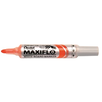 Táblamarker 2,5mm, kerek hegyű, Pentel Maxiflo narancssárga