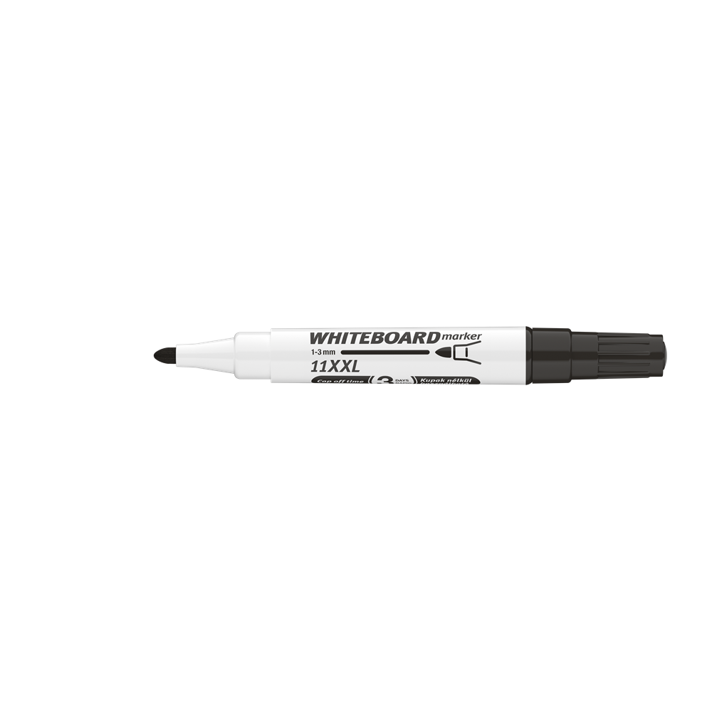 Táblamarker 3mm, kerek Ico 11XXL fekete