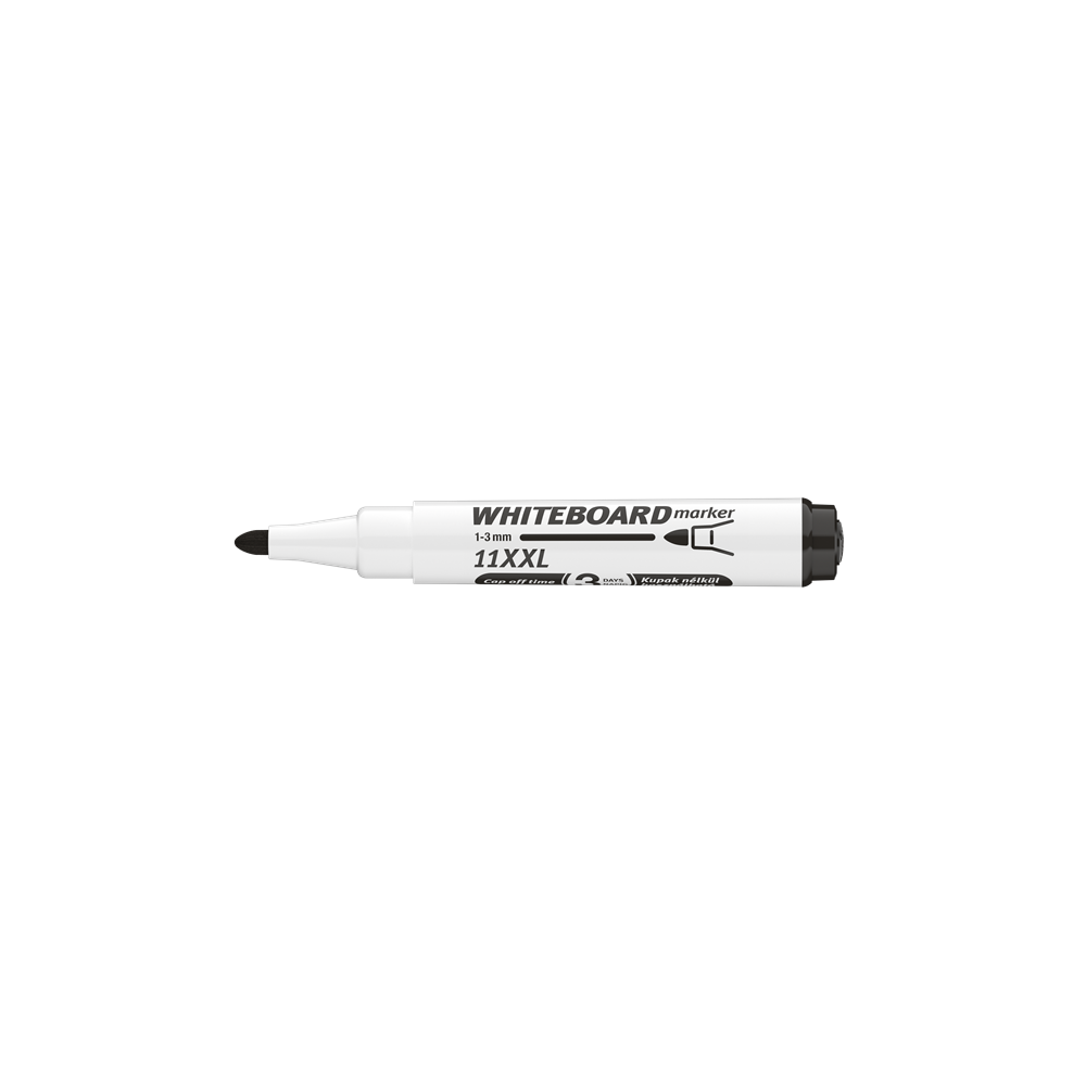 Táblamarker 3mm, kerek Ico 11XXL fekete