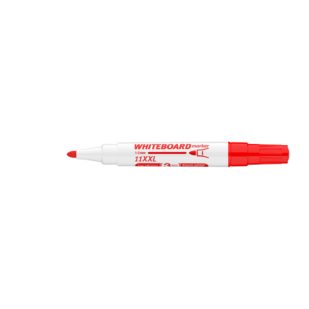 Táblamarker 3mm, kerek Ico 11XXL piros
