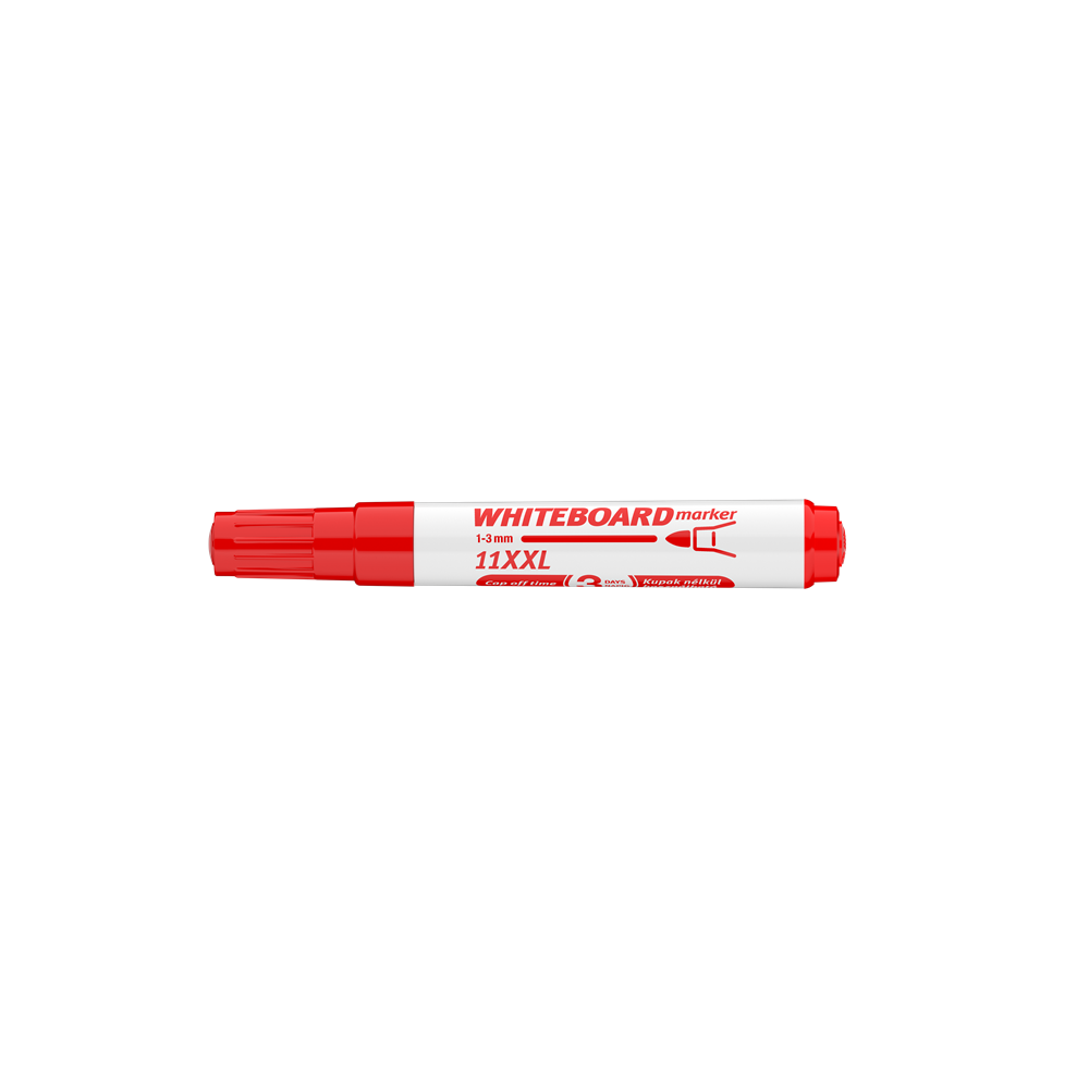 Táblamarker 3mm, kerek Ico 11XXL piros