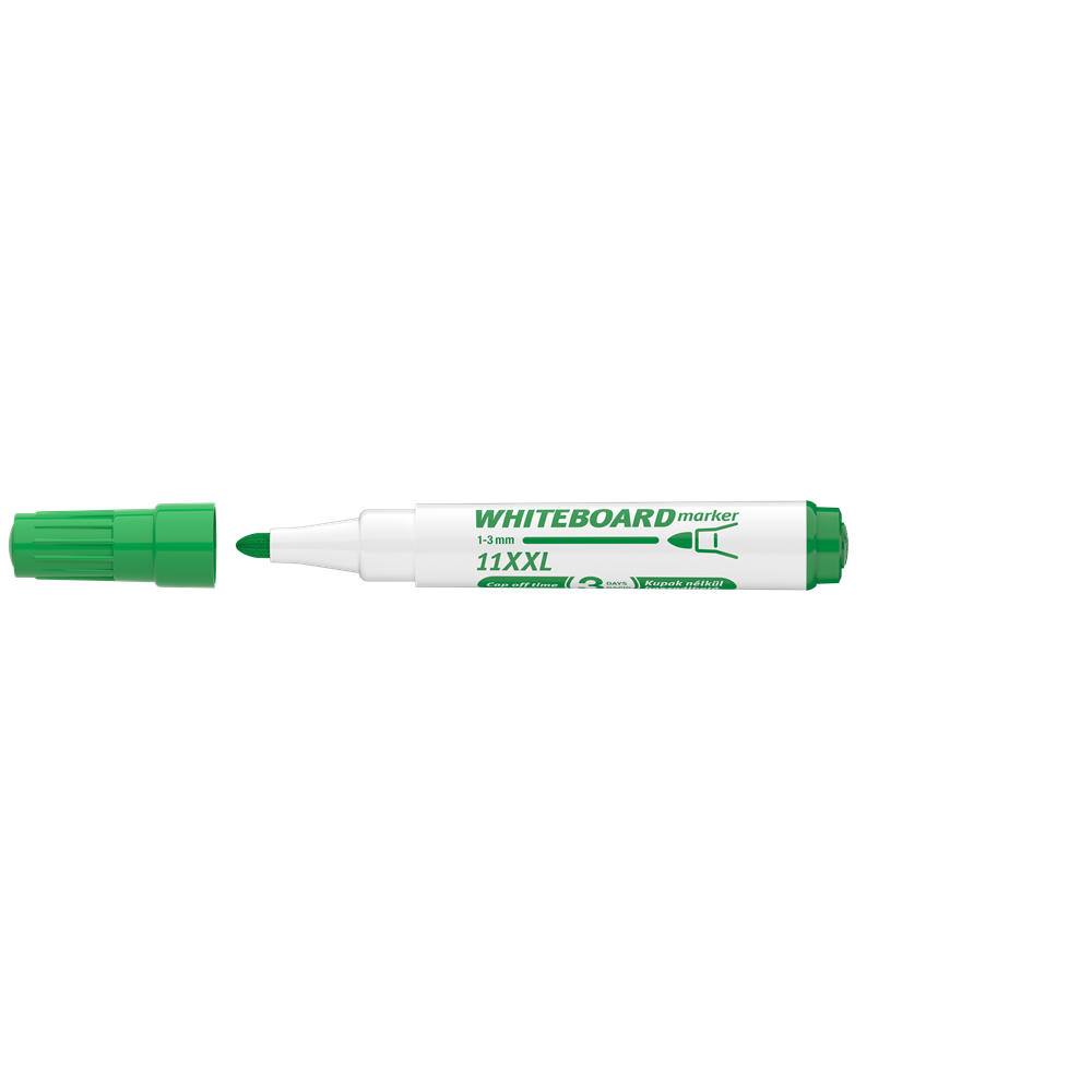 Táblamarker 3mm, kerek Ico 11XXL zöld