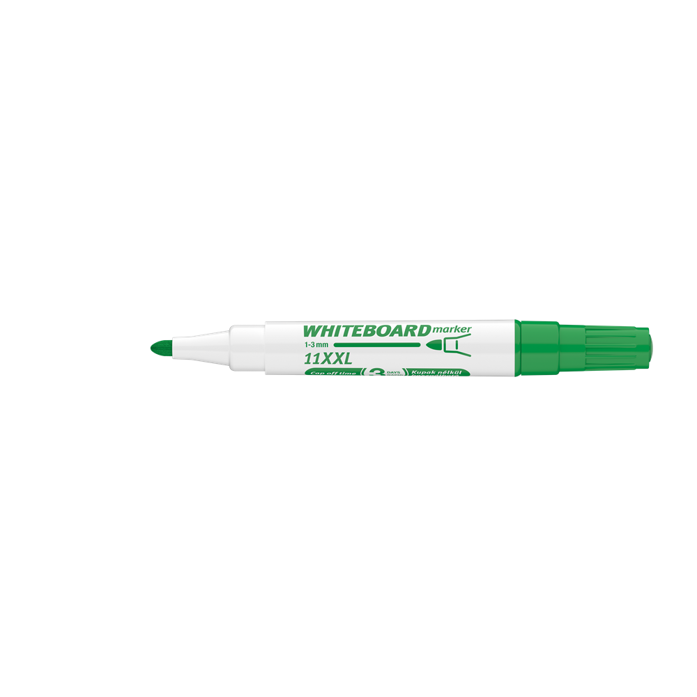 Táblamarker 3mm, kerek Ico 11XXL zöld