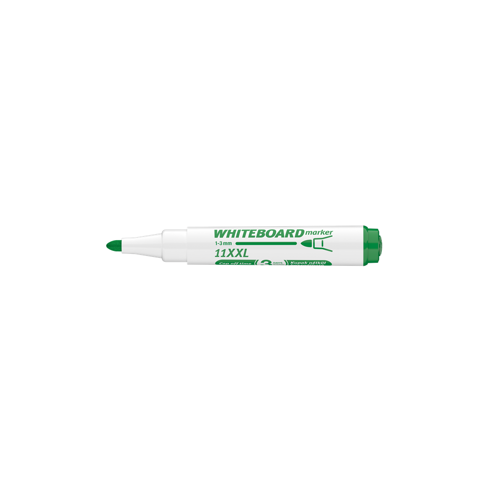 Táblamarker 3mm, kerek Ico 11XXL zöld