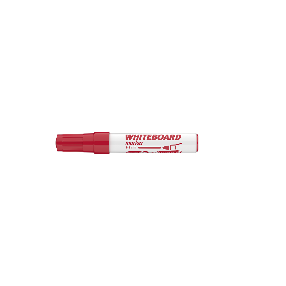 Táblamarker 3mm, kerek Ico 11 piros