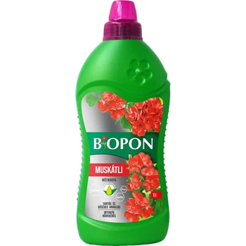 Tápoldat 1 liter Bros-Biopon Muskátli