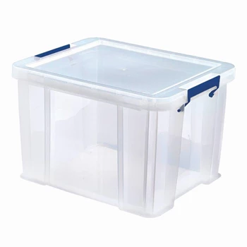 Tároló doboz, műanyag 36 liter, Fellowes® ProStore átlátszó