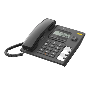 Telefon készülék ALCATEL T56 (vezetékes, kijelző) FEKETE