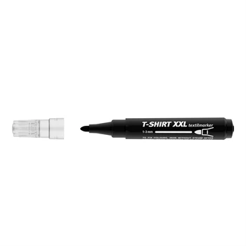 Textilmarker 1-3 mm kerek ICO T-SHIRT XXL fekete