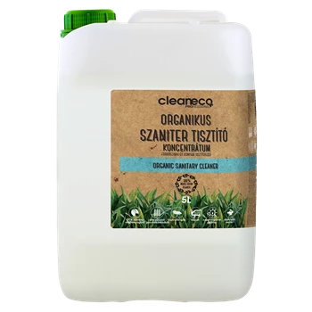 Tisztítószer konyhai és fürdőszobai 5 liter organikus Cleaneco