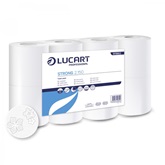 Toalettpapír 2 rétegű 150 lap/tekercs cellulóz fehér 8 tekercs/csomag 2.150 Strong Lucart_811B60J