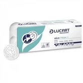 Toalettpapír 2 rétegű 200 lap/tekercs 10 tekercs/csomag Aquastream 10 Lucart_811B67J hófehér