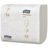 Toalettpapír 2 rétegű hajtogatott 100% cellulóz 252 lap/csomag 30 csomag/karton T3 Soft Folded Tork_114273 hófehér