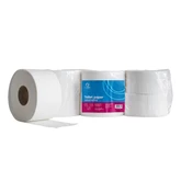 Toalettpapír 2 rétegű közületi átmérő: 19 cm 100 % cellulóz 105 m 12 tekercs/karton hófehér_219C105